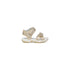 Sandali platino effetto laminato con stelle decorative Chicco Fabiana, Brand, SKU k281000066, Immagine 0